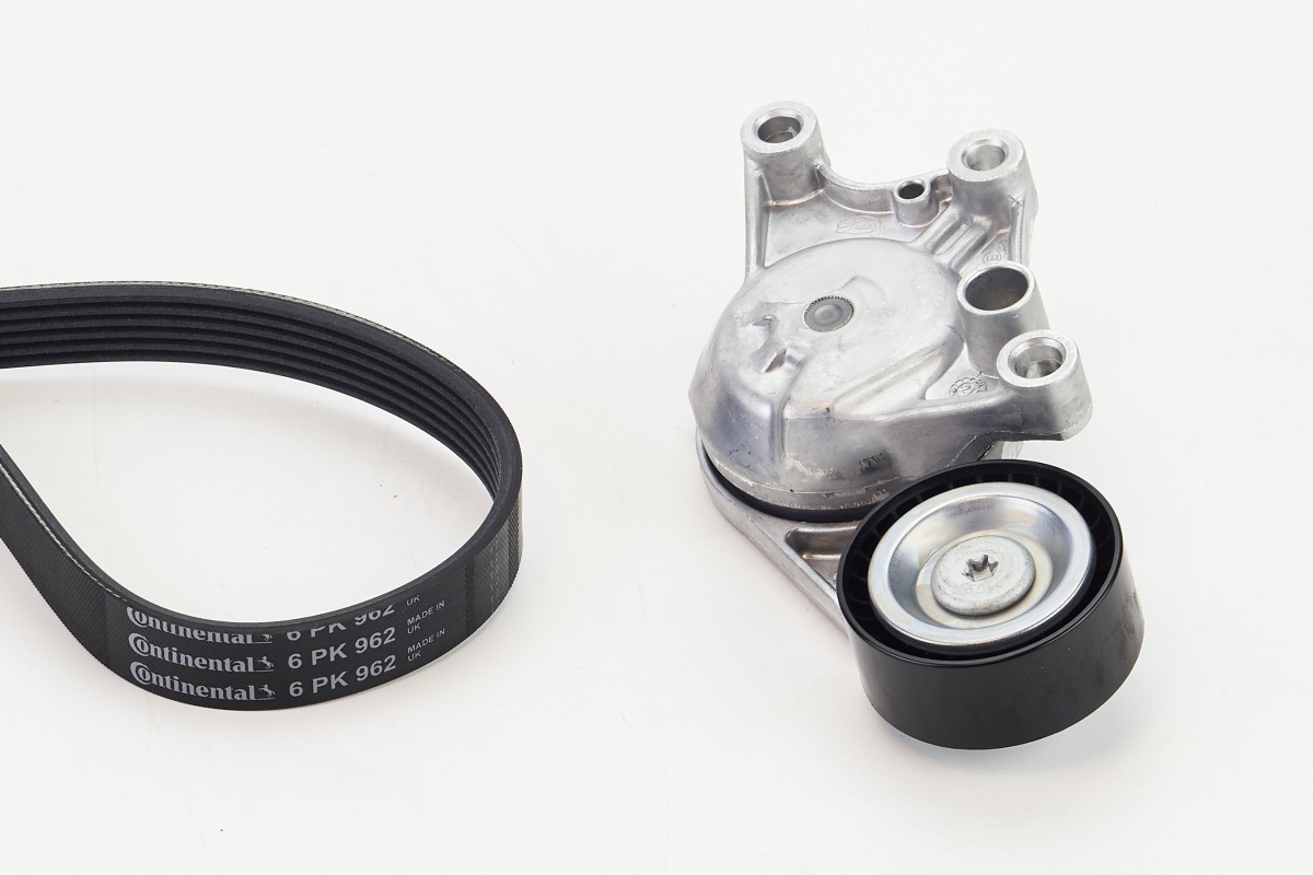 Set curea transmisie cu caneluri PEUGEOT RIFTER 1.6 HDi 75 / BlueHDi 75 diesel 75 cai CONTITECH 6PK962K2