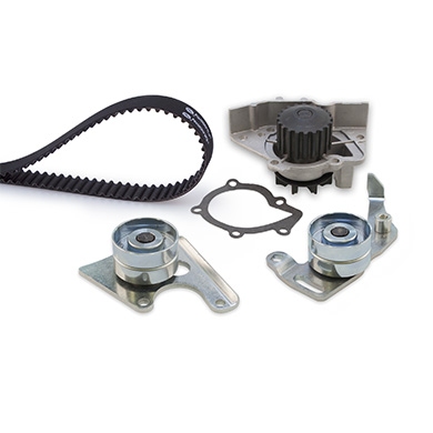 Set pompa apa + curea dintata PEUGEOT EXPERT platou / sasiu (223) 1.9 D diesel 70 cai GATES KP25049XS