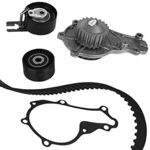 Set pompa apa + curea dintata PEUGEOT BIPPER TEPEE 1.4 HDi diesel 68 cai GRAF KP859-1