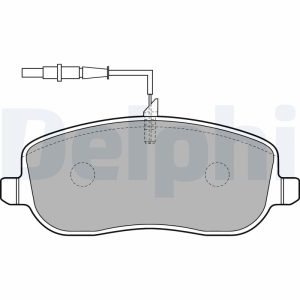 Placute frana PEUGEOT EXPERT platou / sasiu (223) 2.0 HDI diesel 109 cai DELPHI LP1792