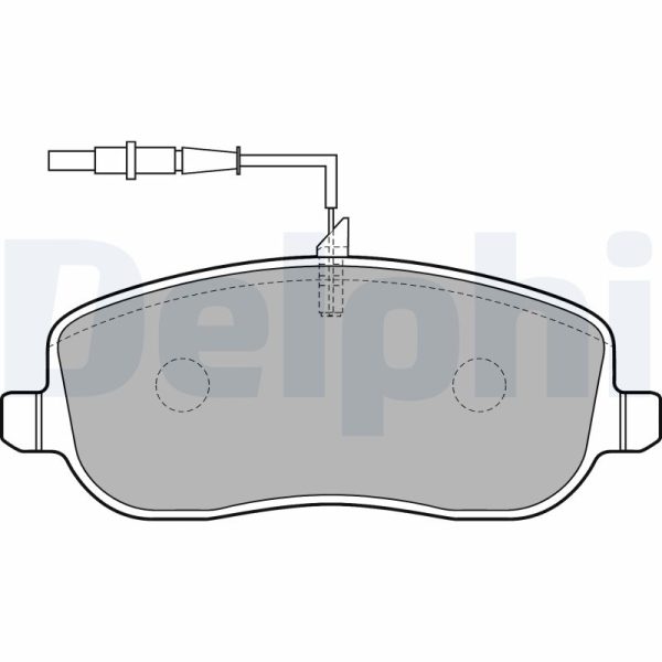 Placute frana PEUGEOT EXPERT platou / sasiu (223) 2.0 HDI diesel 109 cai DELPHI LP1792