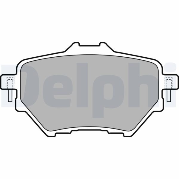 Placute frana PEUGEOT RIFTER 1.6 HDi 92 diesel 92 cai DELPHI LP2505