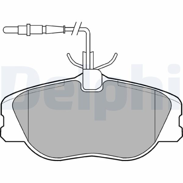 Placute frana PEUGEOT EXPERT platou / sasiu (223) 2.0 HDI diesel 109 cai DELPHI LP909