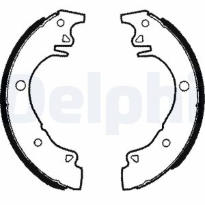 Set saboti frana PEUGEOT 505 (551A) 2.2 Turbo Injection benzina 155 cai DELPHI LS1342