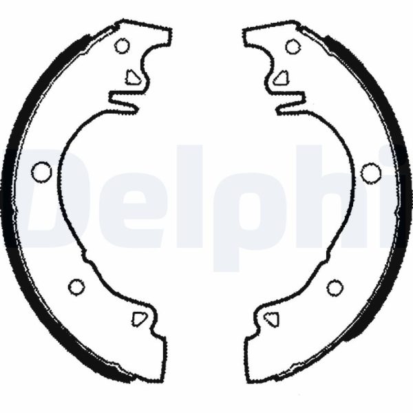 Set saboti frana PEUGEOT 505 (551A) 2.2 Turbo Injection benzina 150 cai DELPHI LS1342
