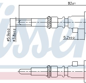 Senzor temperatura lichid de racire PEUGEOT EXPERT bus (V_) 1.6 BlueHDi 115 diesel 115 cai NISSENS 207016