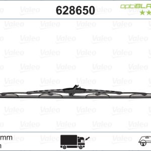 Lamela stergator PEUGEOT EXPERT platou / sasiu (223) 1.9 D diesel 69 cai VALEO 628650