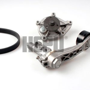 Pompa apa + Set curea transmisie cu caneluri PEUGEOT RCZ 1.6 THP 270 benzina 270 cai HEPU PK08100