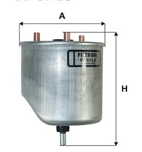 Filtru combustibil PEUGEOT EXPERT TEPEE (VF3X_) 1.6 HDi 90 8V diesel 90 cai FILTRON PP 974/6