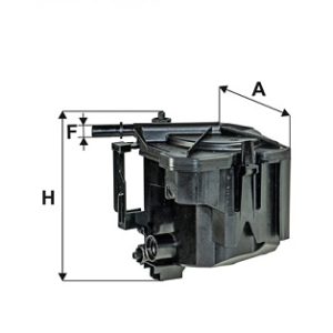Filtru combustibil PEUGEOT EXPERT TEPEE (VF3X_) 1.6 HDi 90 8V diesel 90 cai FILTRON PS 974/1