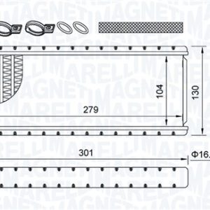 Schimbator caldura incalzire habitaclu PEUGEOT EXPERT caroserie (V_) 2.0 BlueHDi 150 diesel 150 cai MAGNETI MARELLI 350218514000