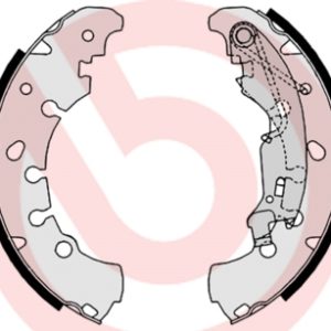 Set saboti frana PEUGEOT BIPPER (AA_) 1.4 benzina 73 cai BREMBO S 23 530