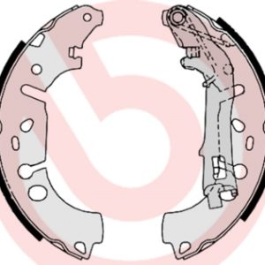 Set saboti frana PEUGEOT BIPPER (AA_) 1.3 HDi 75 diesel 75 cai BREMBO S 23 531