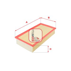 Filtru aer PEUGEOT EXPERT platou / sasiu (223) 2.0 HDI diesel 109 cai SOFIMA S 4320 A