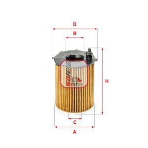 Filtru ulei PEUGEOT EXPERT bus (V_) 1.6 BlueHDi 115 diesel 115 cai SOFIMA S 5187 PE