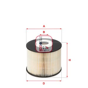 Filtru combustibil PEUGEOT EXPERT TEPEE (VF3X_) 2.0 HDi 165 diesel 163 cai SOFIMA S 6055 NE