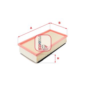 Filtru aer PEUGEOT EXPERT platou / sasiu (223) 1.9 D diesel 69 cai SOFIMA S 8920 A