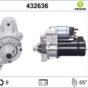 Electromotor PEUGEOT EXPERT caroserie (222) 1.8 benzina 101 cai VALEO 432636