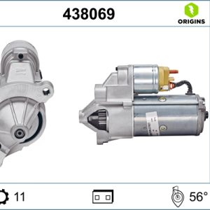 Electromotor PEUGEOT EXPERT platou / sasiu (223) 1.9 TD diesel 90 cai VALEO 438069