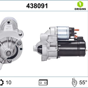 Electromotor PEUGEOT EXPERT platou / sasiu 2.0 16V (X_RFH) benzina 140 cai VALEO 438091