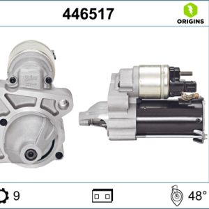 Electromotor PEUGEOT RCZ 1.6 THP 270 benzina 270 cai VALEO 446517