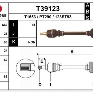 Planetara PEUGEOT EXPERT TEPEE (VF3X_) 2.0 16V benzina 140 cai EAI T39123