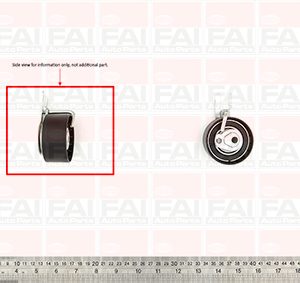 Rola intinzator curea distributie PEUGEOT EXPERT platou / sasiu 1.6 HDi 90 16V diesel 90 cai FAI AUTOPARTS T9386