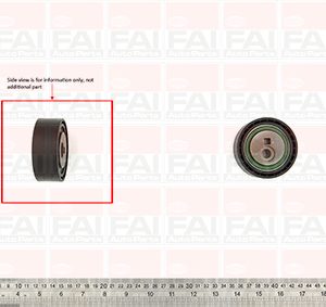 Rola intinzator curea transmisie PEUGEOT EXPERT (224_) 2.0 HDI diesel 109 cai FAI AUTOPARTS T9604