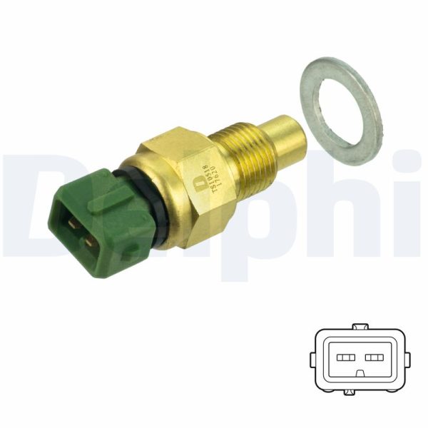Senzor temperatura lichid de racire PEUGEOT EXPERT (224_) 1.9 D diesel 69 cai DELPHI TS10518