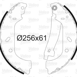 Set saboti frana PEUGEOT EXPERT platou / sasiu (223) 1.9 TD diesel 90 cai VALEO 562552
