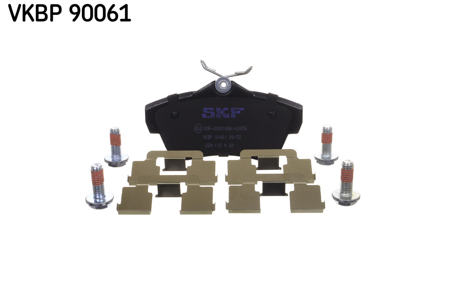 Placute frana PEUGEOT EXPERT caroserie (VF3A_, VF3U_, VF3X_) 2.0 HDi 120 4x4 diesel 120 cai SKF VKBP 90061