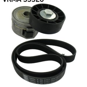 Set curea transmisie cu caneluri PEUGEOT EXPERT caroserie (VF3A_, VF3U_, VF3X_) 2.0 HDi 140 diesel 136 cai SKF VKMA 33320