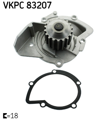 Pompa de apa PEUGEOT EXPERT TEPEE (VF3X_) 2.0 HDi 100 diesel 98 cai SKF VKPC 83207