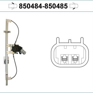 Mecanism actionare geam PEUGEOT BOXER bus (230P) 2.5 TD 4x4 diesel 103 cai VALEO 850484