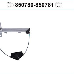 Mecanism actionare geam PEUGEOT 407 (6D_) 2.0 HDi (6DRHLG, 6DRHLE) diesel 126 cai VALEO 850780