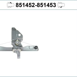 Mecanism actionare geam PEUGEOT 508 SW I (8E_) 1.6 BlueHDi 120 diesel 120 cai VALEO 851452