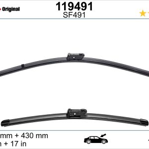 Lamela stergator PEUGEOT RIFTER 1.6 HDi 92 diesel 92 cai SWF 119491