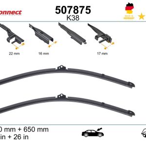 Lamela stergator PEUGEOT RCZ 1.6 16V benzina 156 cai SWF 507875