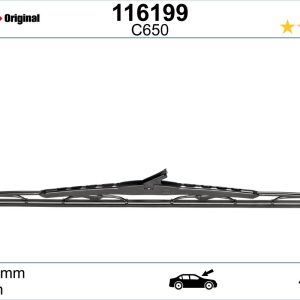 Lamela stergator PEUGEOT EXPERT caroserie (VF3A_, VF3U_, VF3X_) 1.6 HDi 90 16V diesel 90 cai SWF 116199