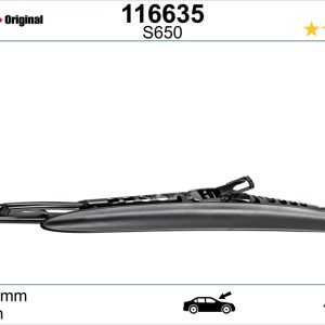 Lamela stergator PEUGEOT EXPERT caroserie (VF3A_, VF3U_, VF3X_) 1.6 HDi 90 8V diesel 90 cai SWF 116635
