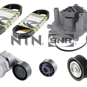 Pompa apa + Set curea transmisie cu caneluri SNR KAP859.440 – PEOUGET | AutoRival