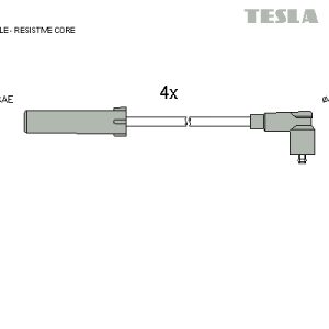 Set cablaj aprindere TESLA T498B – PEOUGET | AutoRival