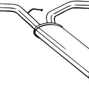 Toba esapament finala BOSAL 135-723 – PEOUGET | AutoRival
