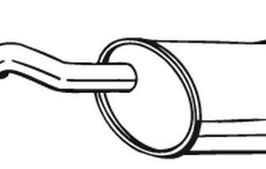 Toba esapament finala BOSAL 190-085 – PEOUGET | AutoRival