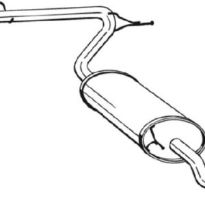 Toba esapament finala BOSAL 281-093 – PEOUGET | AutoRival