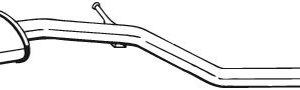 Toba esapamet intermediara BOSAL 282-335 – PEOUGET | AutoRival