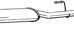 Toba esapamet intermediara BOSAL 283-307 – PEOUGET | AutoRival