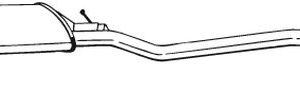 Toba esapamet intermediara BOSAL 286-251 – PEOUGET | AutoRival