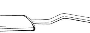 Toba esapamet intermediara BOSAL 287-255 – PEOUGET | AutoRival