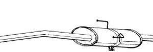 Toba esapamet intermediara BOSAL 292-223 – PEOUGET | AutoRival